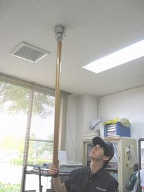 館内の防災設備点検