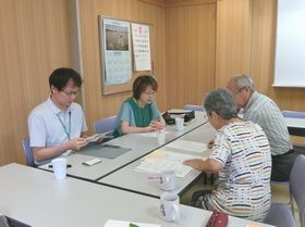 泉区まちづくり推進課との会議