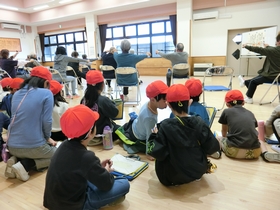 館小学校からかわいいお客様