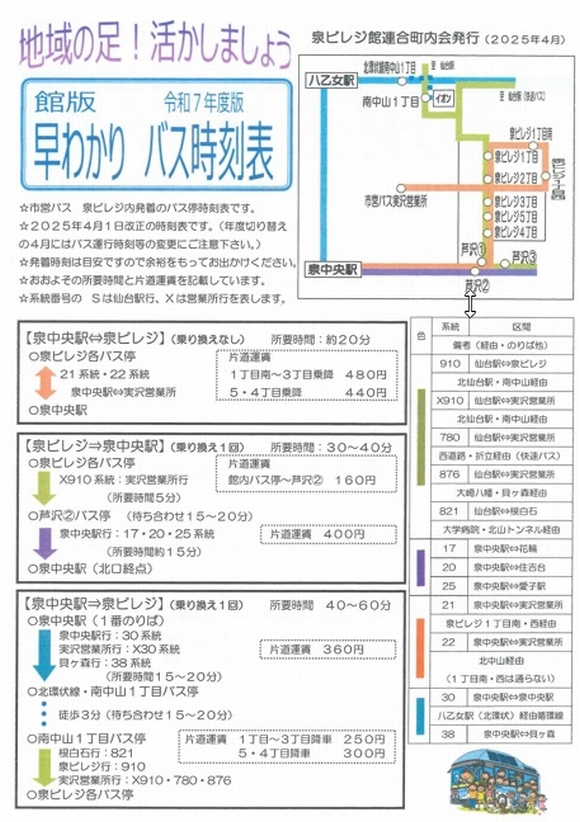 館版　早わかりバス時刻表